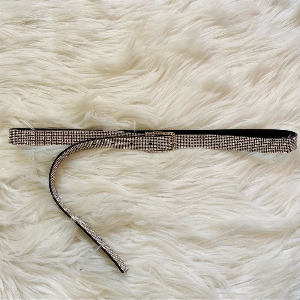 LAST DAY silver sparkle belt - Picture 2 of 3